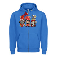 True Royal ladybug  gnomies Zipper Hoodie - BarkalooDesign
