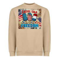 Mushroom tastes like freedom 4th of july Heavyweight Sweatshirt - BarkalooDesign