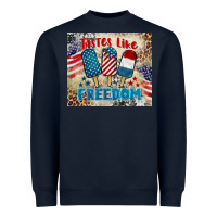 Navy tastes like freedom 4th of july Heavyweight Sweatshirt - BarkalooDesign