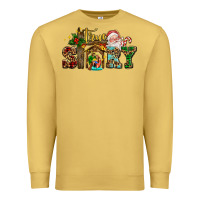 Antique Gold true story jesus and mary wıth santa Premium Sweatshirt - AdoDesignShop