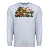 Heather Grey true story jesus and mary wıth santa Premium Sweatshirt - AdoDesignShop