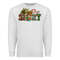 Oatmeal Heather true story jesus and mary wıth santa Premium Sweatshirt - AdoDesignShop