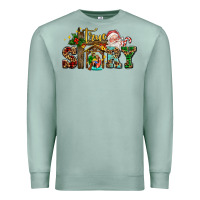 Seafoam true story jesus and mary wıth santa Premium Sweatshirt - AdoDesignShop