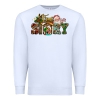 White true story jesus and mary wıth santa Premium Sweatshirt - AdoDesignShop