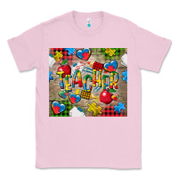 Bubblegum Pink teacher autism Classic Tee - CowGirlArtShop