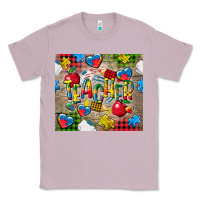 Lilac teacher autism Classic Tee - CowGirlArtShop