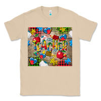 Mushroom teacher autism Classic Tee - CowGirlArtShop