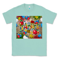 Seafoam teacher autism Classic Tee - CowGirlArtShop