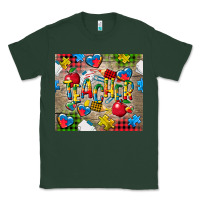Sports Green teacher autism Classic Tee - CowGirlArtShop