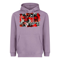 Lavender western red cowhide winter background Heavyweight Hoodie - AdoDesignShop