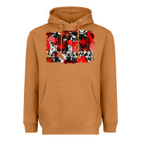 Meerkat western red cowhide winter background Heavyweight Hoodie - AdoDesignShop