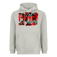 Moon Dust western red cowhide winter background Heavyweight Hoodie - AdoDesignShop