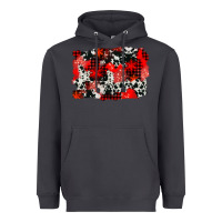 Smoke western red cowhide winter background Heavyweight Hoodie - AdoDesignShop