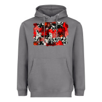 Storm western red cowhide winter background Heavyweight Hoodie - AdoDesignShop