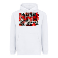 White western red cowhide winter background Heavyweight Hoodie - AdoDesignShop