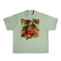 Oil Green Free-ish since 1865 Juneteenth black girl sneakers Urban Heavy Tee - RanaPortraitStore
