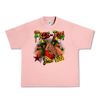 Salmon Free-ish since 1865 Juneteenth black girl sneakers Urban Heavy Tee - RanaPortraitStore