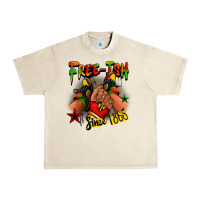 Sandshell Free-ish since 1865 Juneteenth black girl sneakers Urban Heavy Tee - RanaPortraitStore