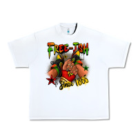 White Free-ish since 1865 Juneteenth black girl sneakers Urban Heavy Tee - RanaPortraitStore