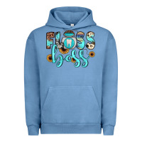 Pigment Pebble Blue floss boss Urban Hoodie - JahusDesignShop