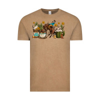Vintage Coffee rodeo cowboy coffee cups Vintage Tee - OliviaCreatesArt