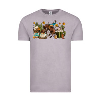 Vintage Zinc rodeo cowboy coffee cups Vintage Tee - OliviaCreatesArt