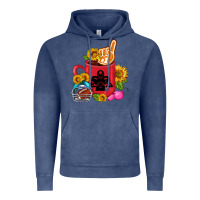 Vintage Denim Western Football Coffee cup Vintage Hoodie - FaDigitalArtStudio