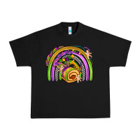 Black mardi gras rainbow Urban Heavy Tee - OliviaCreatesArt