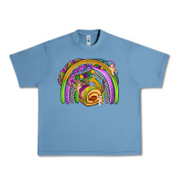 Pebble Blue mardi gras rainbow Urban Heavy Tee - OliviaCreatesArt