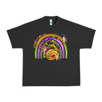 Pigment Black mardi gras rainbow Urban Heavy Tee - OliviaCreatesArt
