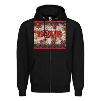 Black love ladybug Zipper Hoodie - BarkalooDesign