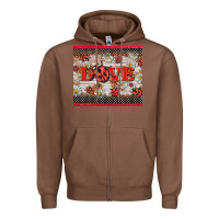 Chestnut love ladybug Zipper Hoodie - BarkalooDesign