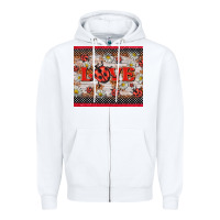 White love ladybug Zipper Hoodie - BarkalooDesign