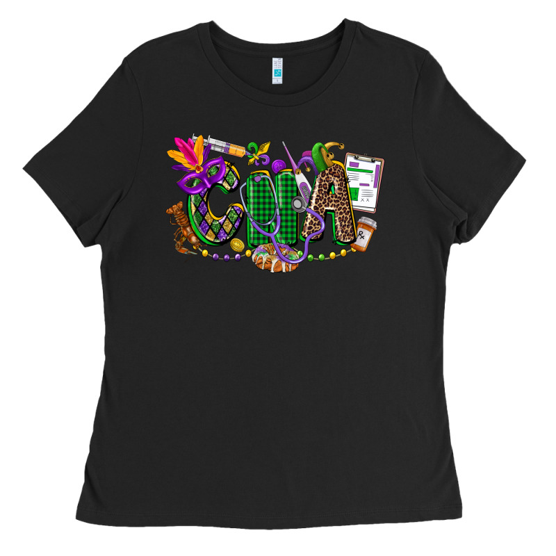 Cna Mardi Gras Ladies Tee by CowGirlArtShop | Teevron