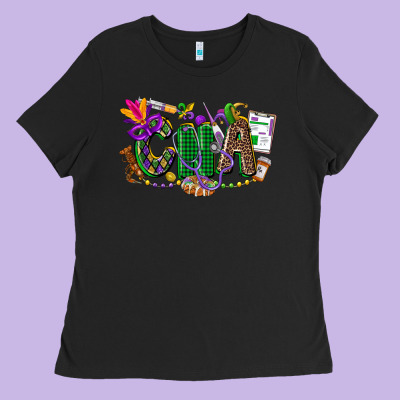 Cna Mardi Gras Ladies Tee Designed By Cowgirlartshop