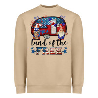 Mushroom land of the free caravan gnomies Heavyweight Sweatshirt - BarkalooDesign