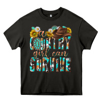 Asphalt Western a Country Girl Can Survive Heavy Core Tee - texasbilliewilder