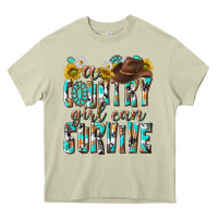 Mossy Western a Country Girl Can Survive Heavy Core Tee - texasbilliewilder