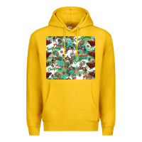 Lemon christmas magic pattern Premium Hoodie - CowhideDigitalArt