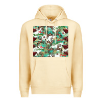 Pina Colada christmas magic pattern Premium Hoodie - CowhideDigitalArt