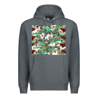 Rock christmas magic pattern Premium Hoodie - CowhideDigitalArt