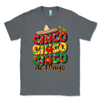 Charcoal Heather cinco cinco cinco de mayo Classic Tee - CowGirlArtShop