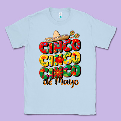 Cinco Cinco Cinco De Mayo Classic Tee Designed By Cowgirlartshop