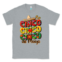 Heather Grey cinco cinco cinco de mayo Classic Tee - CowGirlArtShop