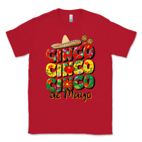 Red cinco cinco cinco de mayo Classic Tee - CowGirlArtShop