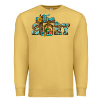 Antique Gold true story jesus and mary wıth god Premium Sweatshirt - AdoDesignShop