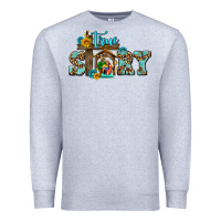 Heather Grey true story jesus and mary wıth god Premium Sweatshirt - AdoDesignShop