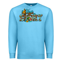 Ocean Blue true story jesus and mary wıth god Premium Sweatshirt - AdoDesignShop