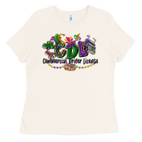 Bone cdl mardi gras Ladies Tee - CowGirlArtShop