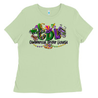 Matcha cdl mardi gras Ladies Tee - CowGirlArtShop